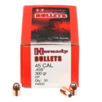 Hornady 4500 InterLock 45 Cal .458 300 gr Hollow Point 50 Per Box/ 15 Case