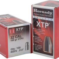Hornady 32070 XTP 32 Cal .312 100 gr Hollow Point 100 Per Box/ 25 Case