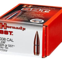 Hornady 33202 SST 338 Cal .338 225 gr Super Shock Tip 100 Per Box/ 15 Case