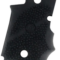 Hogue 98080 Rubber Grip Black with Finger Grooves for Sig P938 with Ambidextrous Safety
