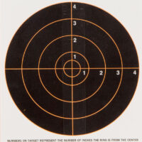 Champion Targets 45802 VisiShot Hanging Paper Black/White 8" Bullseye 10 Pack