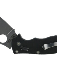 Spyderco C101GP2 Manix 2 3.37" Folding Drop Point Plain CPM S30V SS Blade Black G10 Handle Includes Pocket Clip
