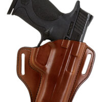 Bianchi 25032 57 Remedy OWB Size 22A Tan Leather Belt Slide Fits Ruger LCR Right Hand