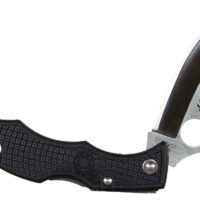 Spyderco Ladybug 3 1.94" Folding Clip Point Plain VG-10 Stainless Steel Blade FRN Black Handle
