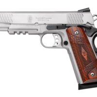 SMITH AND WESSON SW1911TA 45A 5" SS/WD NS E-SER