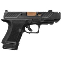 SHADOW SYSTEMS CR920P HGA 9MM 3.41IN BBL BLK ELITE SLD OPTIC CUT SPIRAL COMPEN BRONZE BBL NS 2/13RD