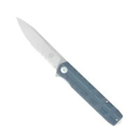 COBRATEC KUZIO SIDE FLP GRY G10 3.25" DROP SERRATED