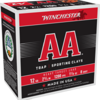 Winchester Ammo AAM128 AA Heavy 12Gauge 2.75" 1 1/8oz 8Shot 25 Per Box/10 Case