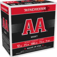 Winchester Ammo AAM129 AA Heavy 12Gauge 2.75" 1 1/8oz 9Shot 25 Per Box/10 Case