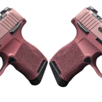 SIG SAUER P365 CRANBERRY BLUSH TWO TONE 9MM PSTL 3.10" BLK O.R. 2-10RD MAGS MANUAL SAFETY