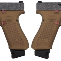 GLOCK 19X V CABEZA DE COBRE 9MM PISTOL 4" BRONZE/DIGI 1-17RD 2-19RD MAGS