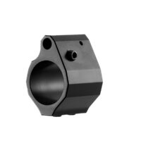 Seekins Precision 0011510031 Low Profile Adjustable Gas Block 1.37" x .94" Black Melonite