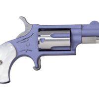 North American Arms 22LRORCHID Mini-Revolver 22 LR 5 Shot 1.13" Orchid Cerakote Stainless Steel Barrel & Frame, Orchid/Stainless Cylinder, White Pearlite Grip, Stainless Exposed Hammer