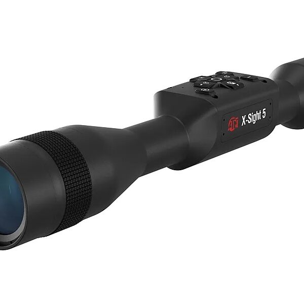 ATN DGWSXS5255P X-Sight 5 Night Vision Rifle Scope Black Anodized 5-25x, 30mm Tube Gen 5 Smart Mil Dot Reticle
